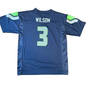 NFL Team Apperal Youth Seattle Seahawks Russel Wilson Jersey Size XL